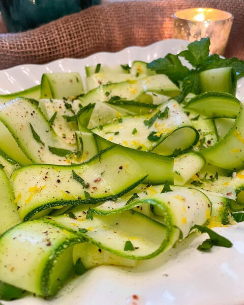 Карпаччо с цукини