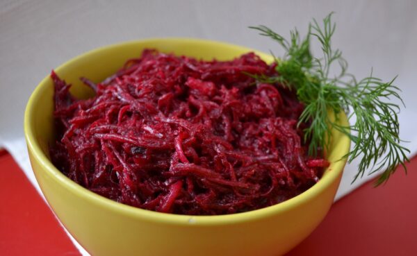 Салат из жареной свеклы