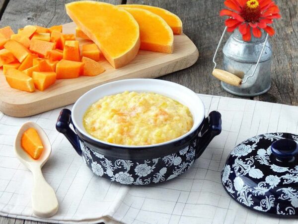 Каша кукурузная с тыквой